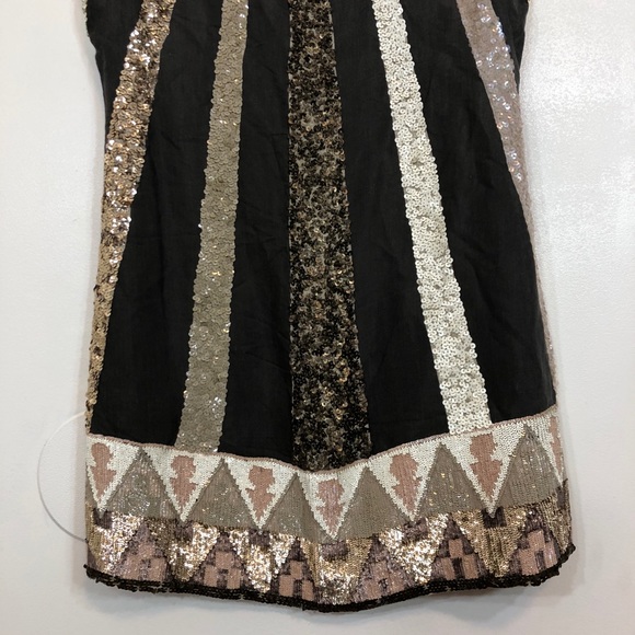 All Saints Aztec Dazzle Spitalfields Sequin Dress - Picture 3 of 8